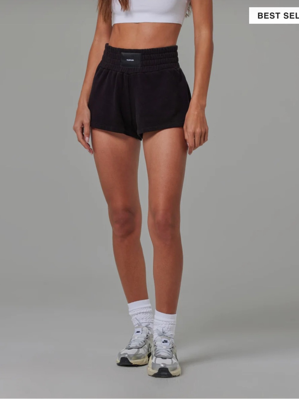 Talentless Women's Boxing Shorts Pitch Black Size Small/X-Small